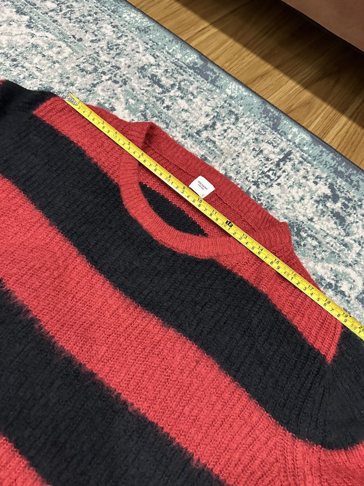 Japanese Brand Kurt Cobain Browny Vintage Distressed Mohair Grunge Sweater Size US L / EU 52-54 / 3 - 9 Thumbnail