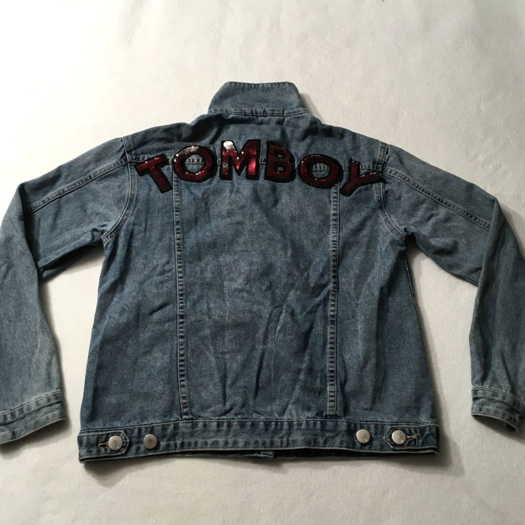 Cotton On Tomboy Trucker Denim Jacket Women's 8 Blue Jean Short Cotton on Denim Jacket Ladies 8 Blue Casual Workwear Hipster Retro 91 cotton on Shirt? Size 30" / US 8 / IT 44 - 7 Thumbnail