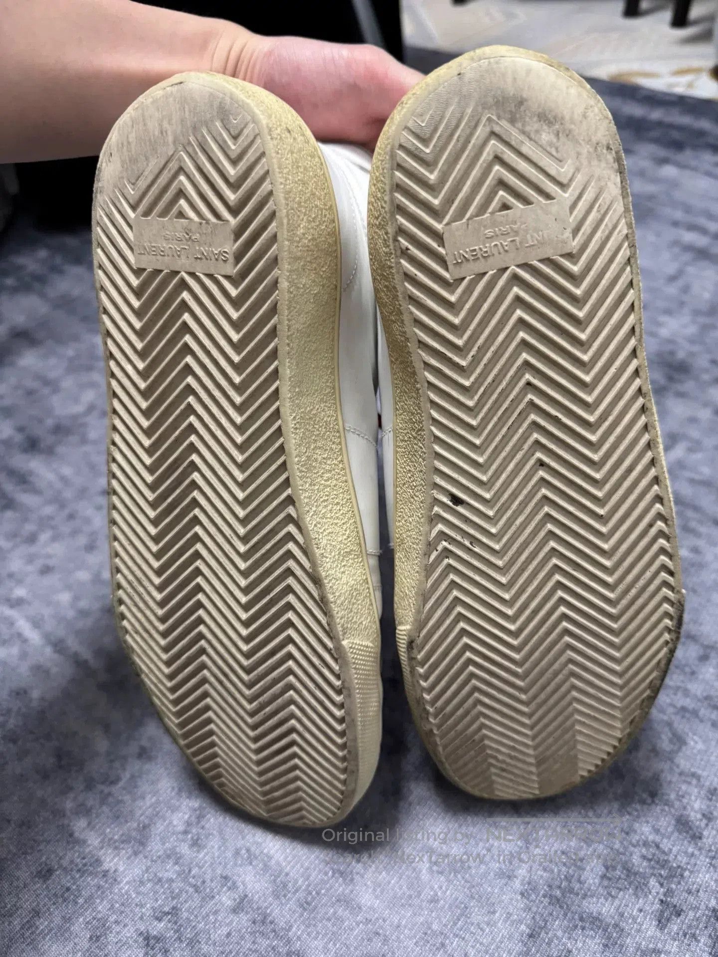 Saint Laurent Paris Saint Laurent High-Top Sneakers with Studs. Size US 8.5 / EU 41-42 - 7 Thumbnail