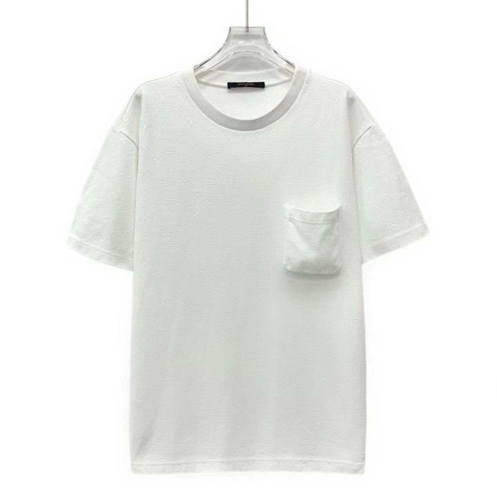 Louis Vuitton Louis Vuitton 2022 White Logo Cotton T-Shirt Size US XL / EU 56 / 4 - 1 Thumbnail