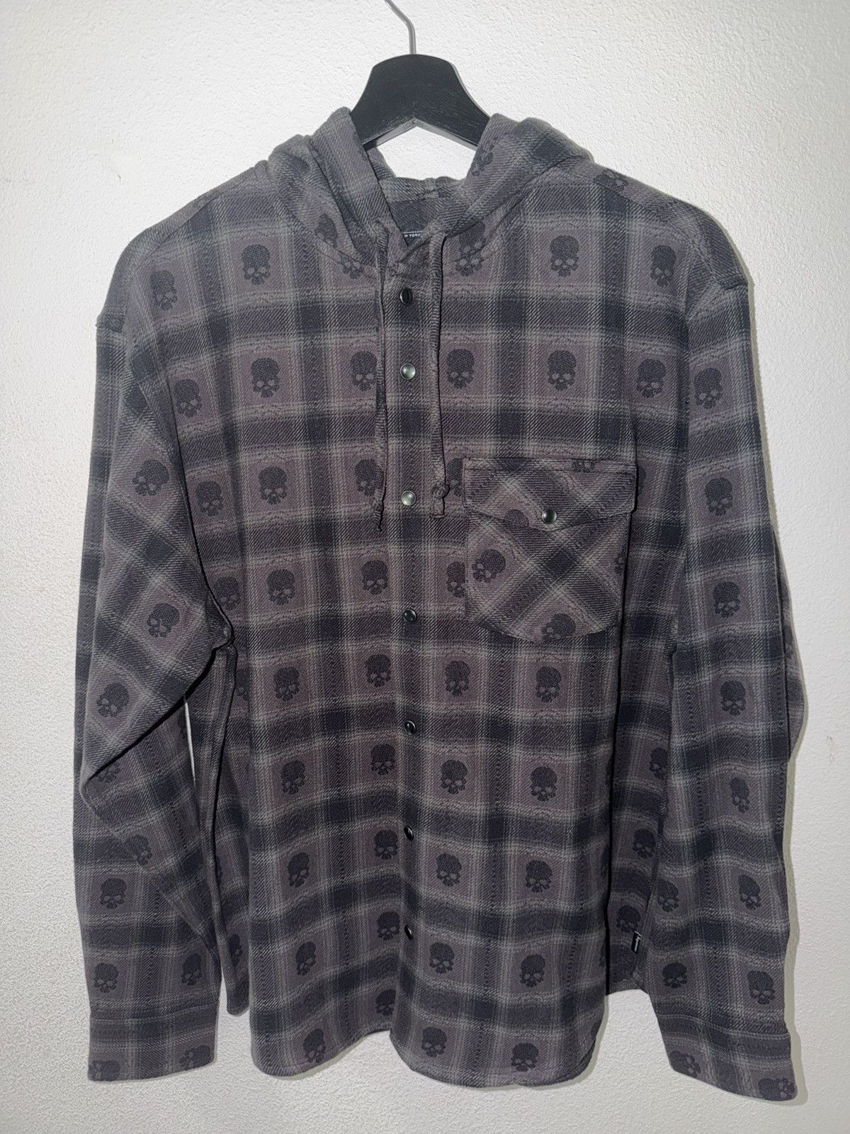 Number (N)ine × Supreme Supreme x Number (N)ine Hooded Flannel