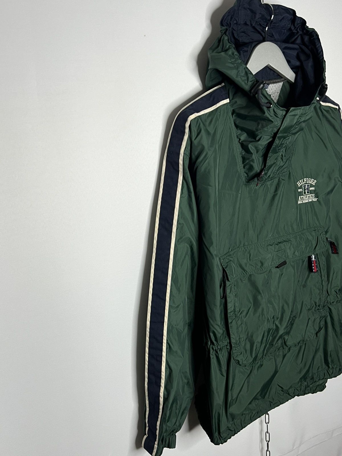 Tommy Hilfiger Vintage Tommy Hilfiger Anorak 100% Nylon Jacket Big Logo Size US S / EU 44-46 / 1 - 5 Thumbnail