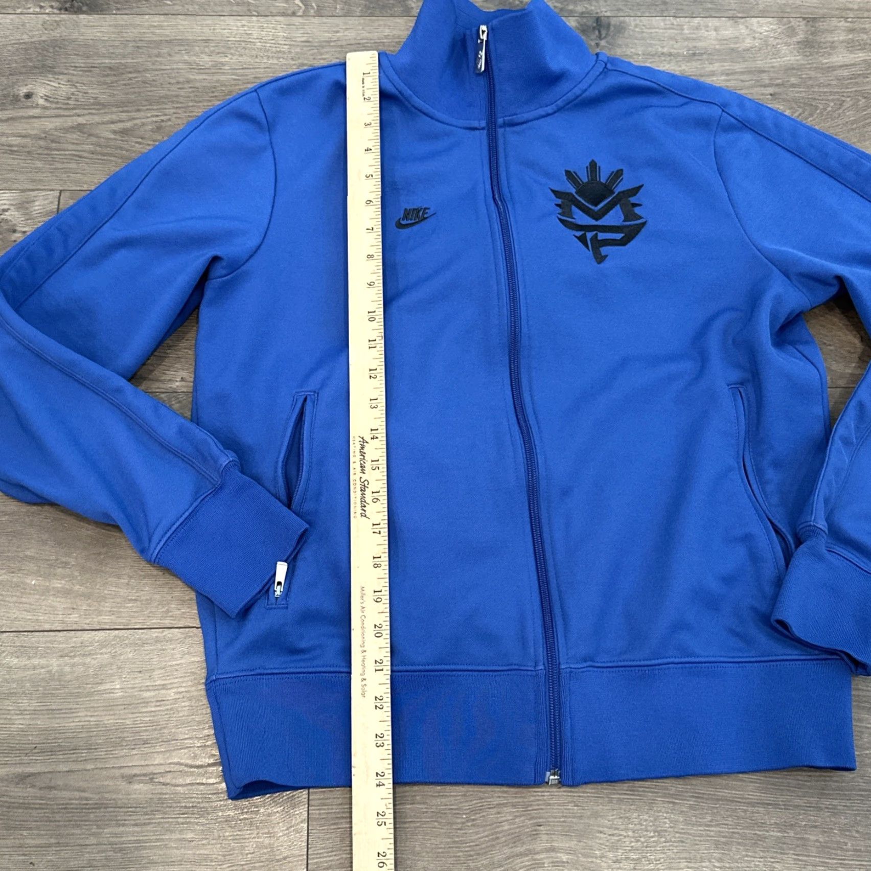 Nike Nike Manny Pacquiao Track Jacket Mens M Blue Logo Full Zip Swoosh Size US M / EU 48-50 / 2 - 2 Thumbnail