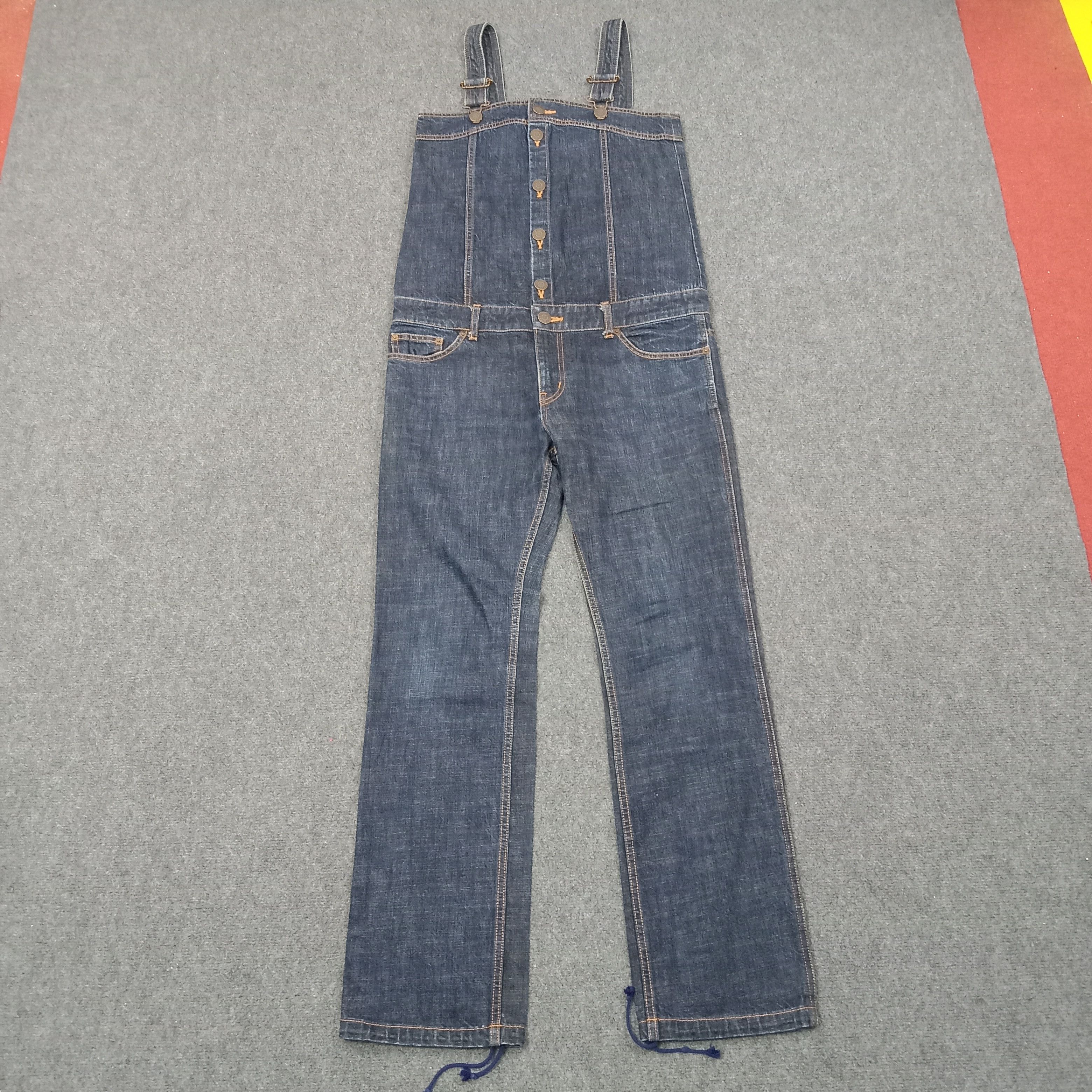 Japanese Brand Vintage X-girl Japanese Brand Denim Overall Jeans C235N20 Size US 36 / EU 52 - 1 Thumbnail