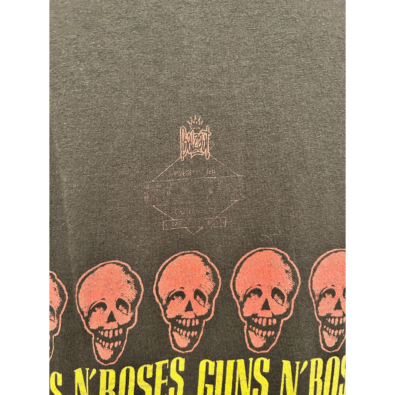 Vintage 1992 Guns N' Roses Black AOP Single Stitch All Over Print Size US L / EU 52-54 / 3 - 3 Thumbnail