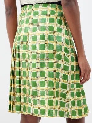 Marni o1w1db10125 Skirt in Green Size 30" / US 8 / IT 44 - 4 Thumbnail