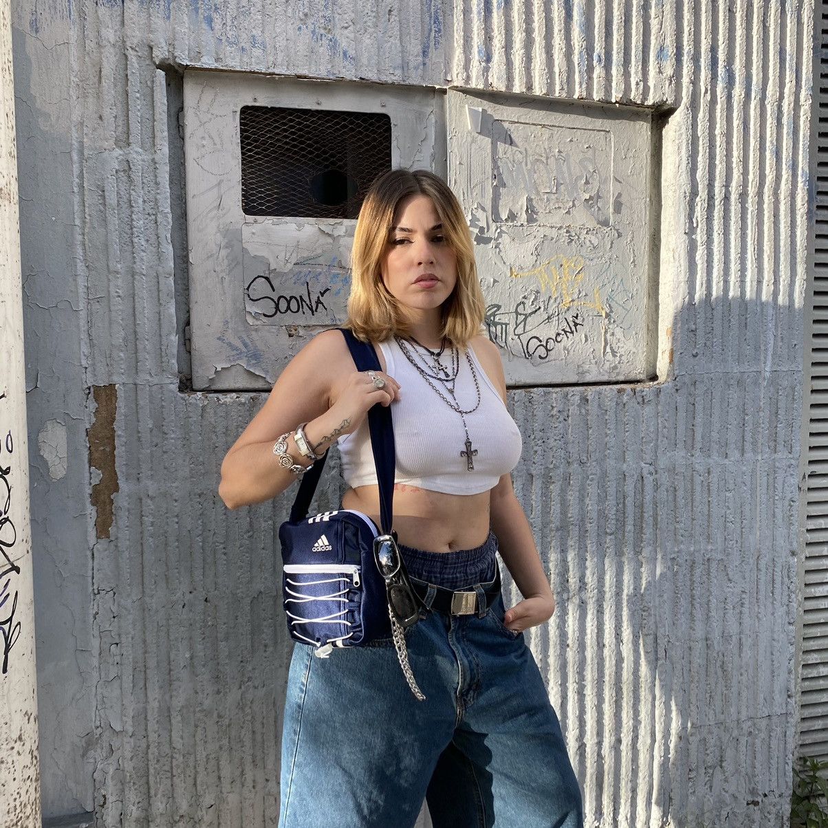 Adidas Crossbody Adidas upcycle Size ONE SIZE - 3 Thumbnail