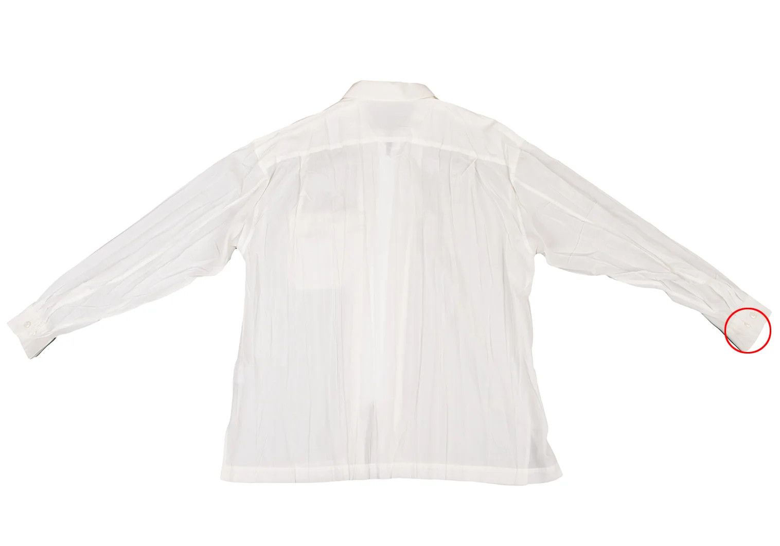 Issey Miyake Pleats Zip Shirt in White XL Size US XL / EU 56 / 4 - 12 Thumbnail