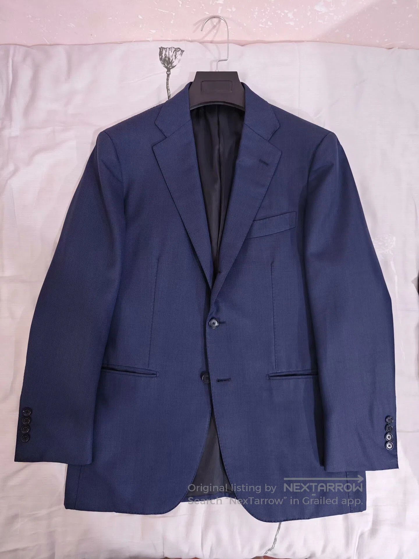 District UNITED ARROWS Dormeuil Wool Suit Jacket. Size US M / EU 48-50 / 2 - 5 Thumbnail