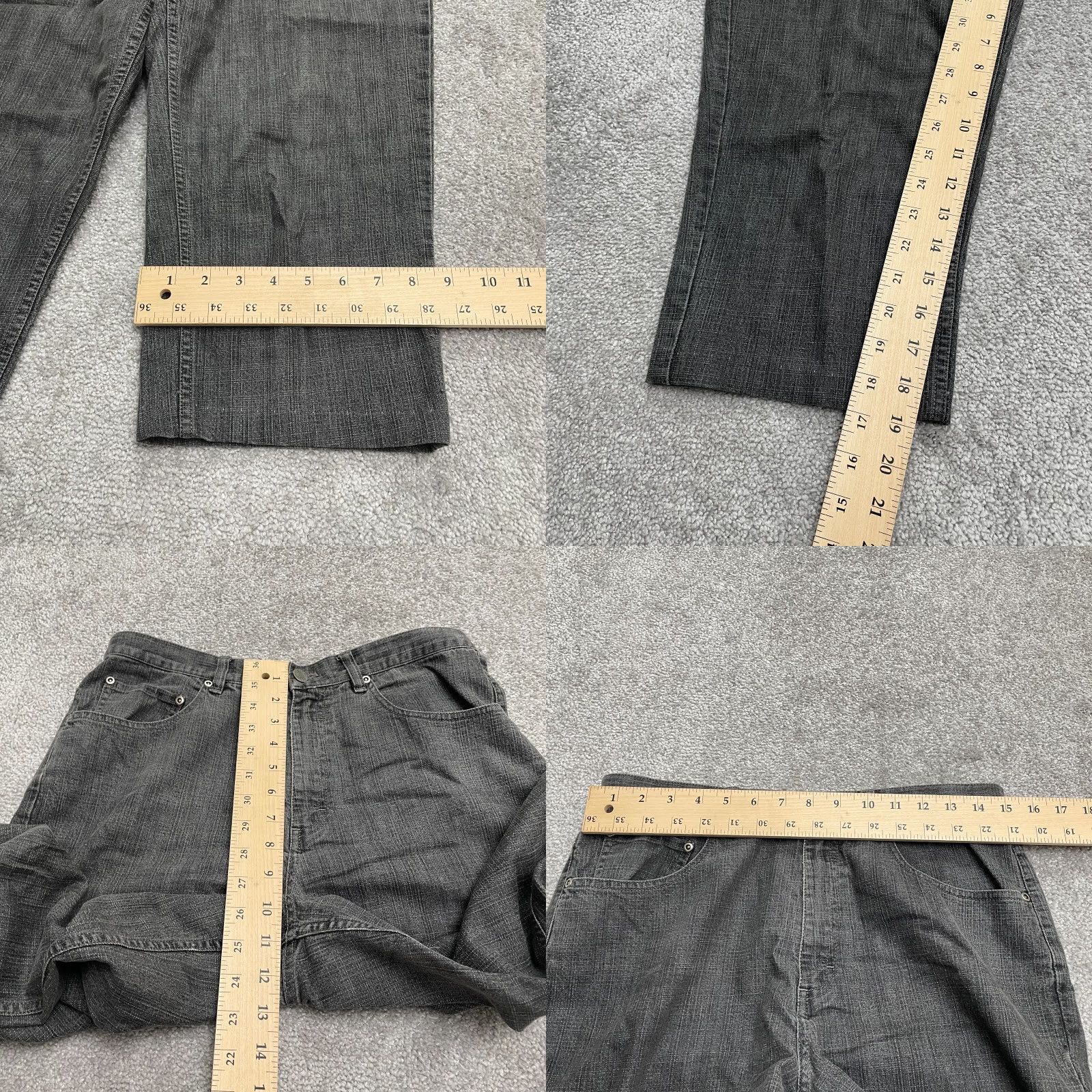Vintage Chico's Womens Jeans Capri Denim Black High Rise 30x19 Casual Straight Size 30" / US 8 / IT 44 - 8 Thumbnail