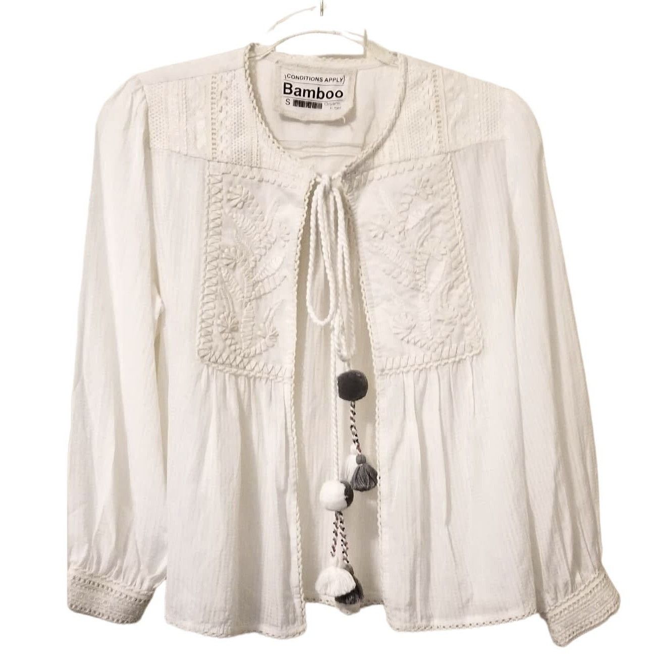 Anthropologie New Anthropologie Rubiya Kimono Topper by Conditions Apply Size S / US 4 / IT 40 - 1 Thumbnail