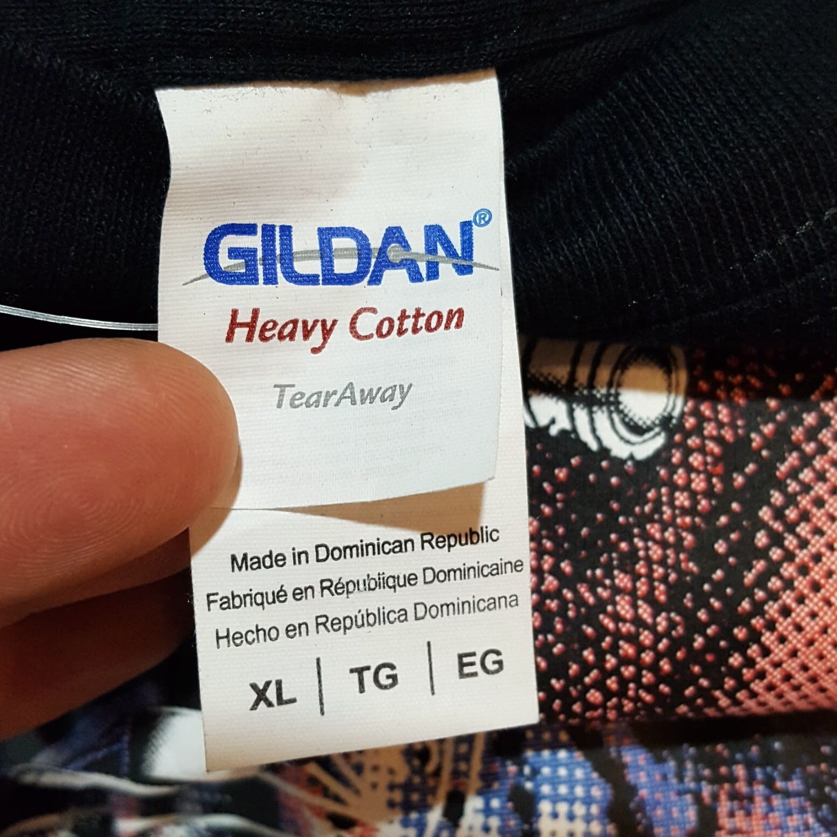 Gildan Vintage Gildan Men's T-Shirt XL Black Retro 90s Y2K Music Art Tiger Skull Logo Size US XL / EU 56 / 4 - 5 Thumbnail