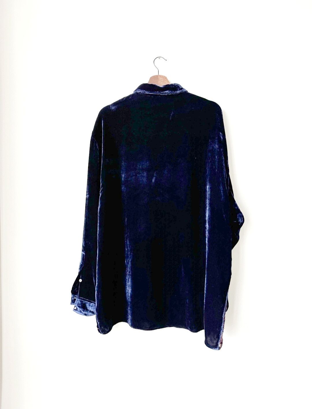 Versace Vintage Versace V2 Velour Shirt Silk Mesh Floral Pattern Size US XL / EU 56 / 4 - 3 Thumbnail