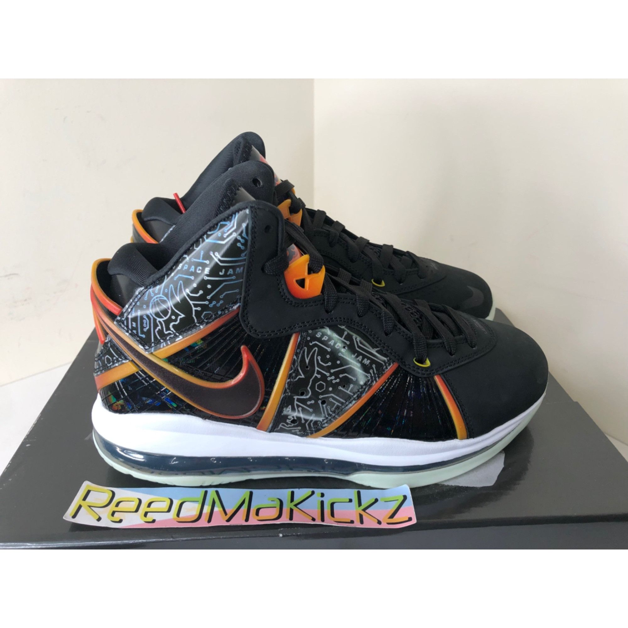 Nike Nike Lebron 8 Space Jam Mens 8.5us Size US 8.5 / EU 41-42 - 3 Thumbnail