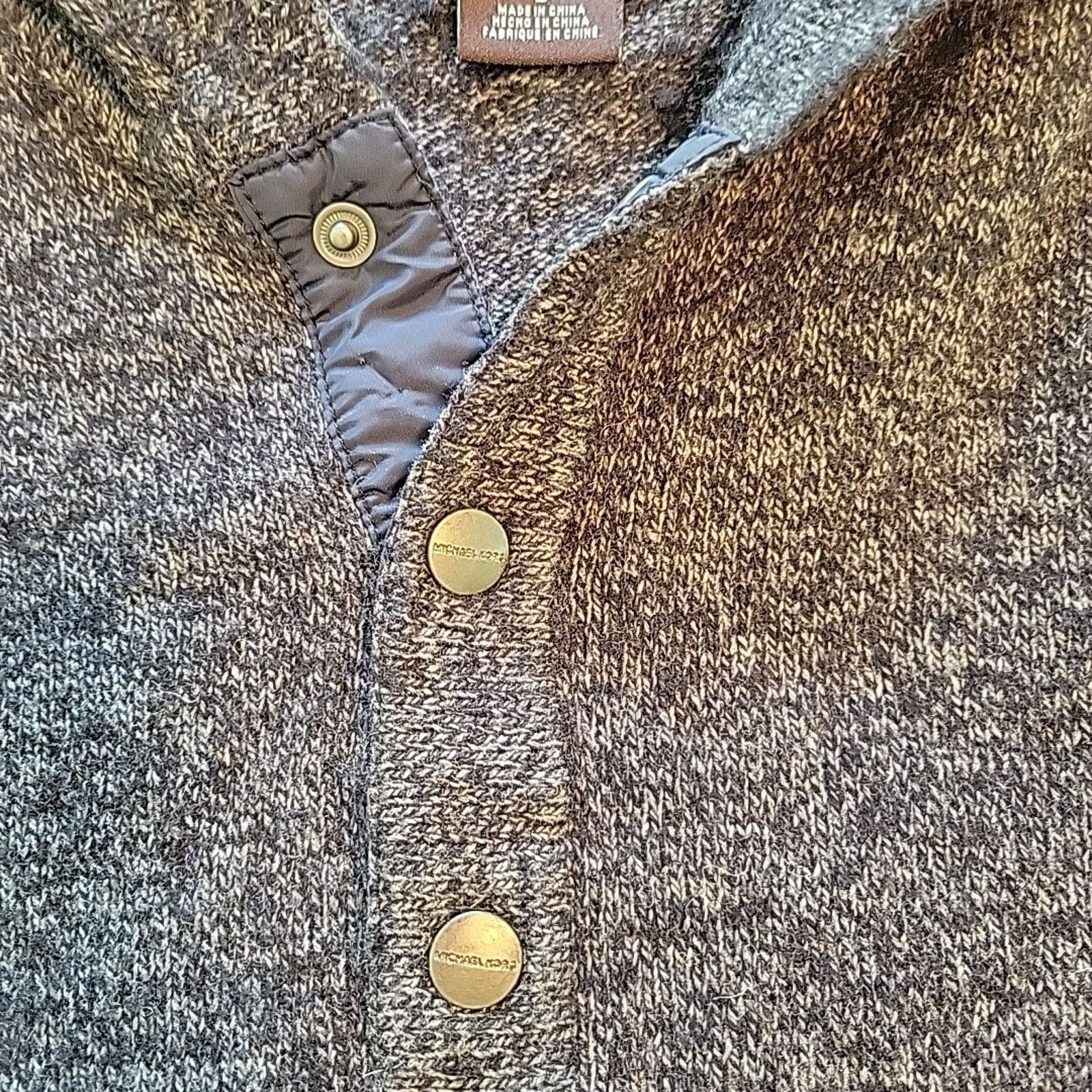 Michael Kors Michael Kors SM Hooded Navy Sweater Cotton Wool Sports Luxe Size S / US 4 / IT 40 - 4 Thumbnail