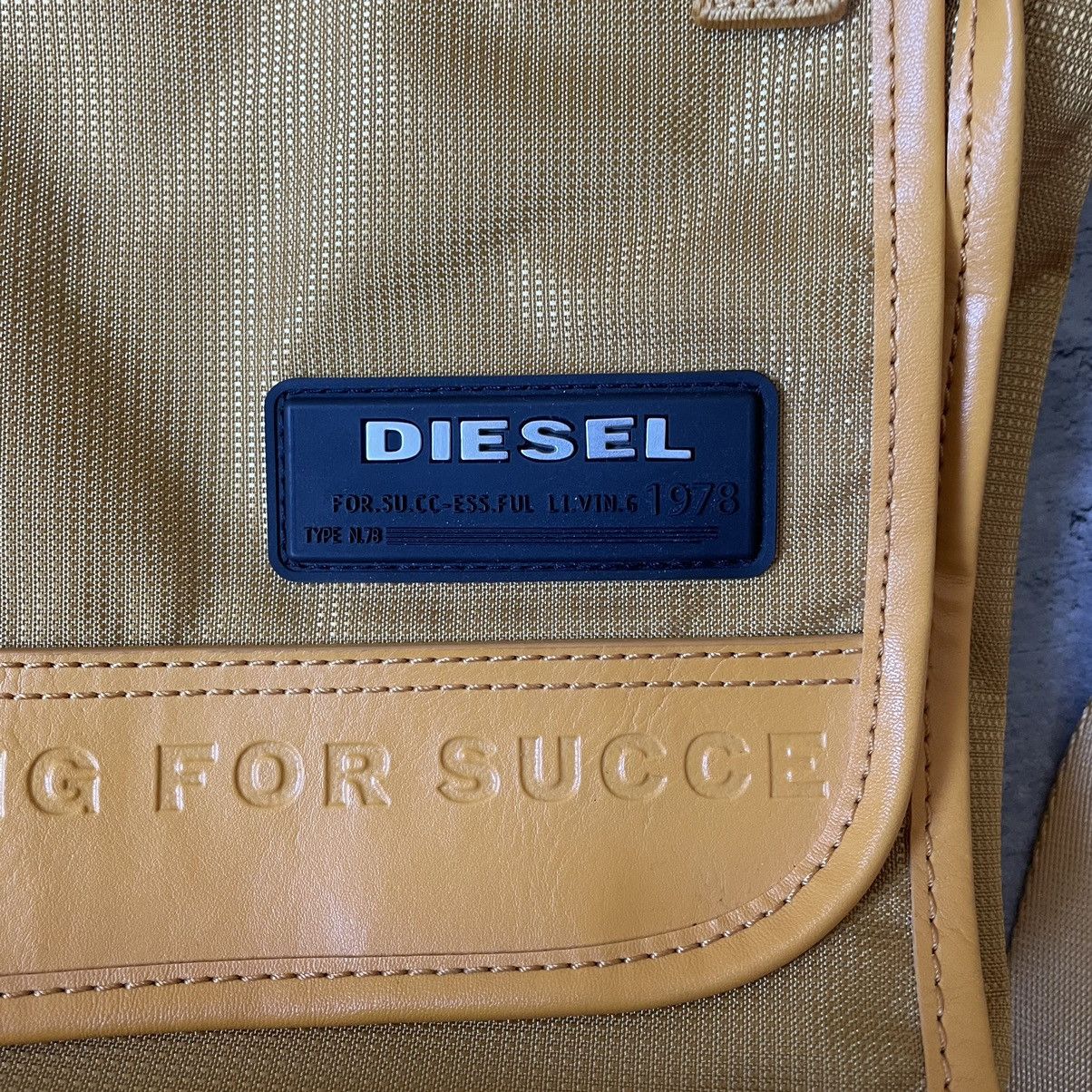 Diesel × Diesel Black Gold × Vintage Vintage Diesel For Successful Living Bag Freaitag Style Size ONE SIZE - 13 Thumbnail