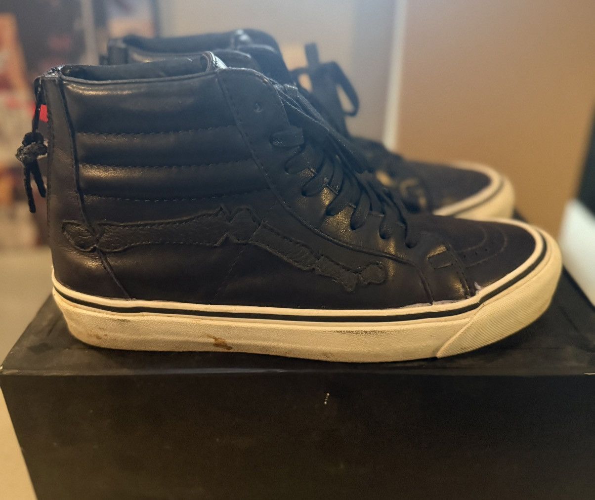 Blends × Vans BlendsXVans Vault Sk8-hi zip up Bones (Peacoat) Size US 8 / EU 41 - 4 Thumbnail