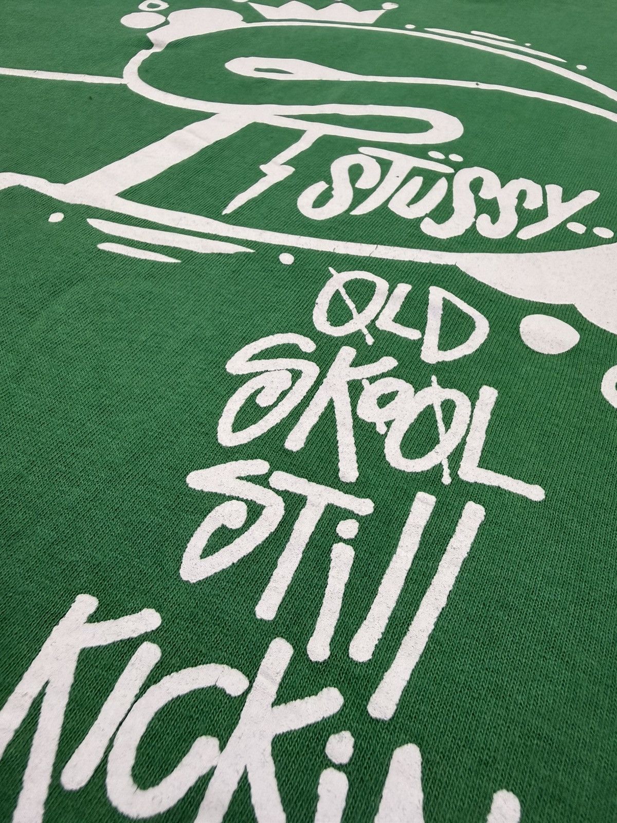Stussy VINTAGE STUSSY OLD SKOOL STILL KICKIN IT GRAPHIC TSHIRT Size US M / EU 48-50 / 2 - 10 Thumbnail