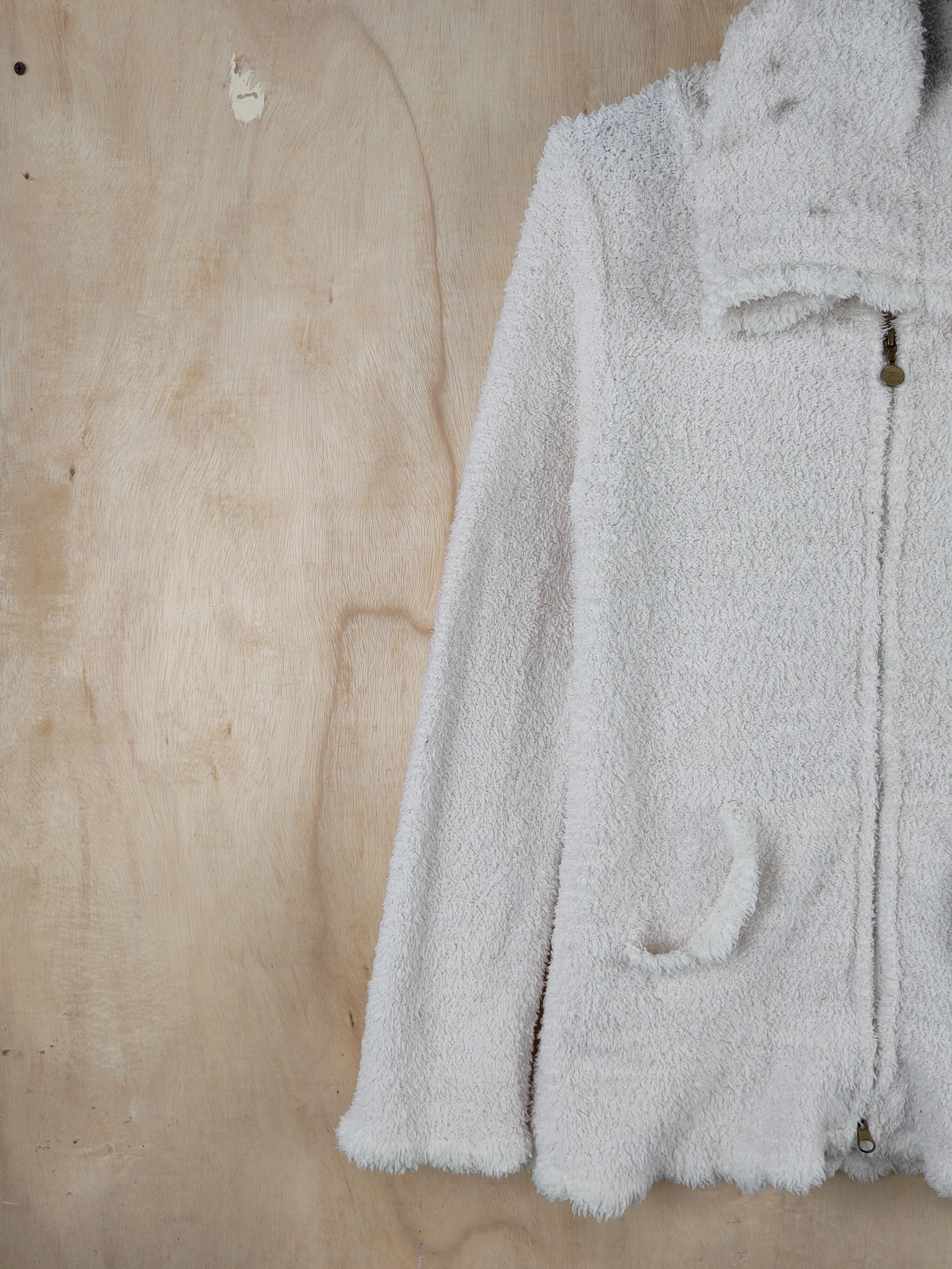 Japanese Brand Gelato Pique White Fur fleece Hoodie Sweaters #S2550 Size S / US 4 / IT 40 - 4 Thumbnail
