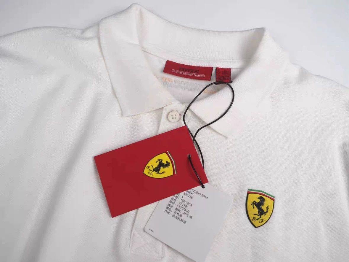 Ferrari FERRARI White Polo Loaf, Size L Size US L / EU 52-54 / 3 - 8 Thumbnail