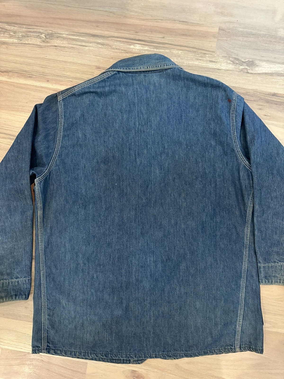 Oshkosh Vintage Osh Kosh B’Gosh Selvedge Denim Chore Coat XL Size US XL / EU 56 / 4 - 16 Thumbnail