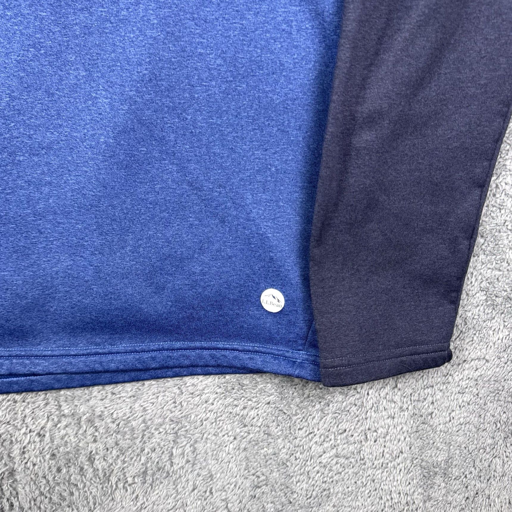 Vintage VINTAGE LL Bean Jacket Mens XLT Mountain Classic Fleece 1/2 Zip Tech 51530 Pullover Blue Size US XL / EU 56 / 4 - 2 Thumbnail