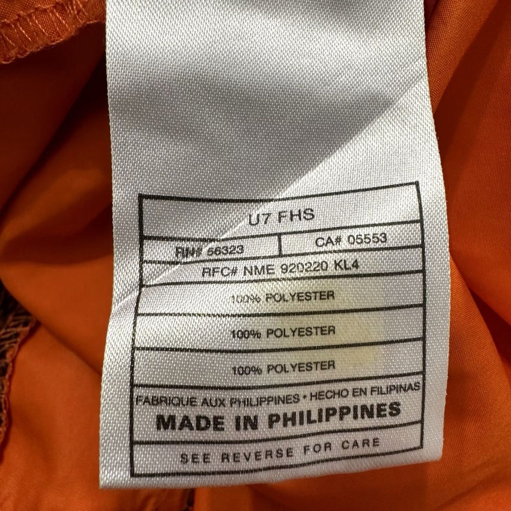 Nike VINTAGE Nike Windbreaker Jacket Womens L Anorak 1/2 Zip Pullover Orange Black Windrunner Jacket Womens L Orange 1/2 Zip Nike Windbreaker Womens L Size L / US 10 / IT 46 - 8 Thumbnail