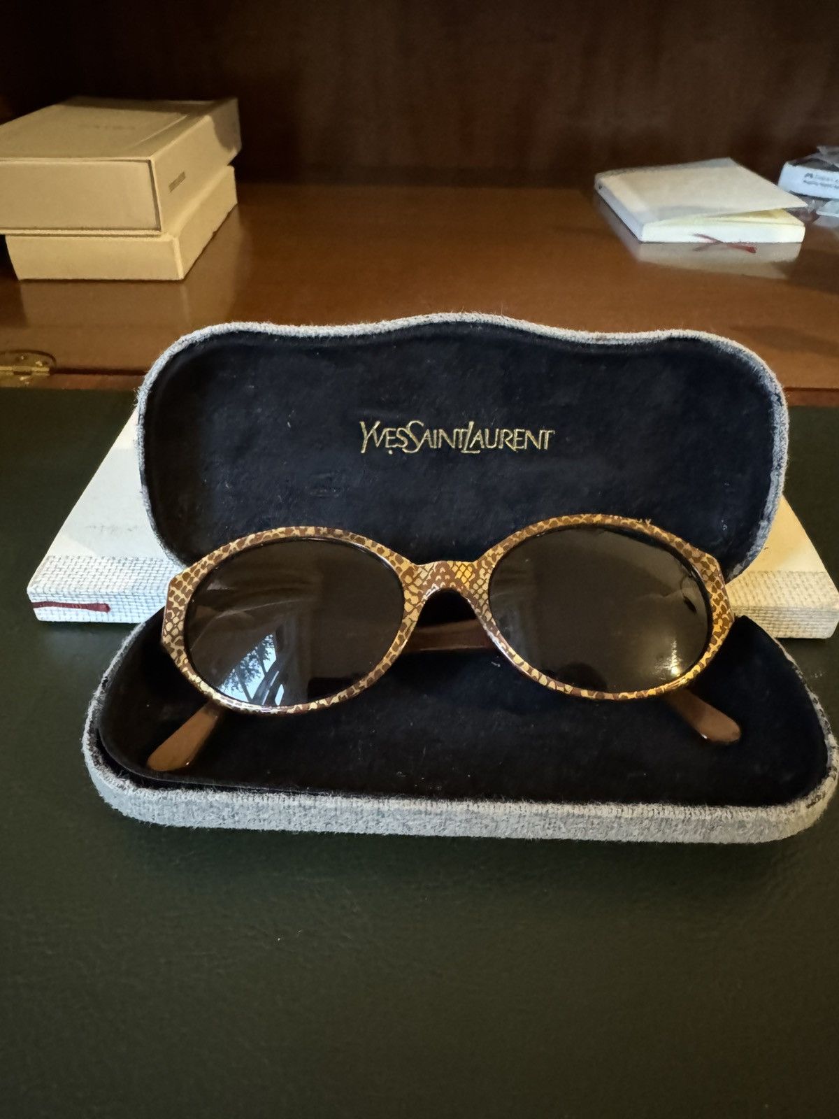 Yves Saint Laurent Yves Saint Laurent Sunglasses Vintage Size ONE SIZE - 2 Thumbnail