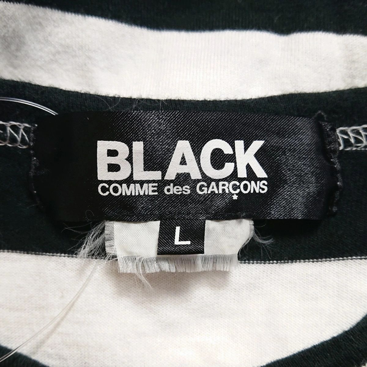 Comme des Garcons Black T-Shirts Long Sleeve Crew Neck Striped Multicolor Size US L / EU 52-54 / 3 - 4 Thumbnail