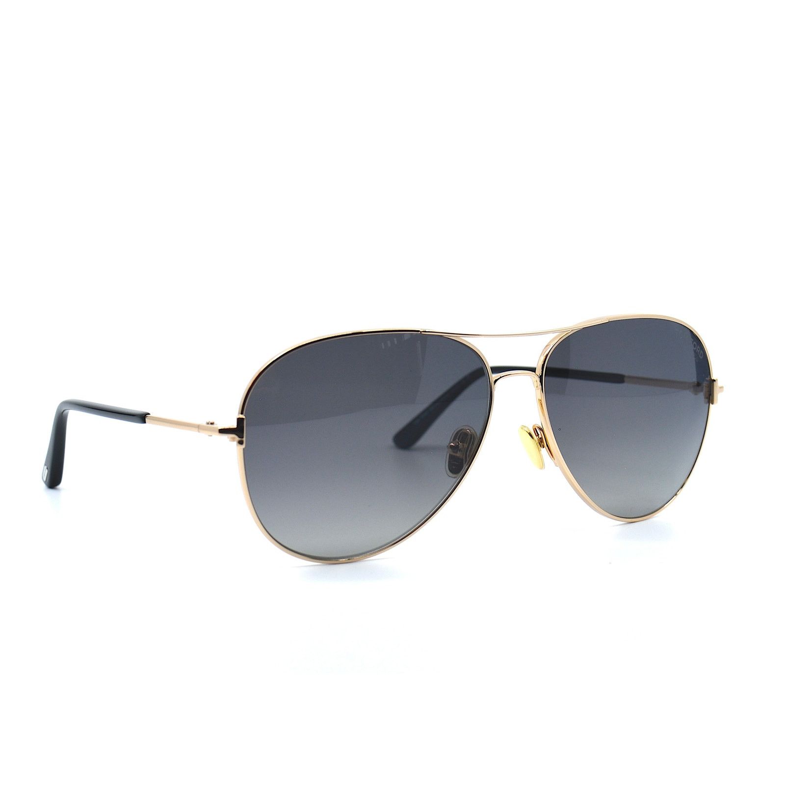 Tom Ford TOM FORD TF823/S 28D CLARK GOLD GREY POLARIZED SUNGLASSES Size ONE SIZE - 1 Thumbnail