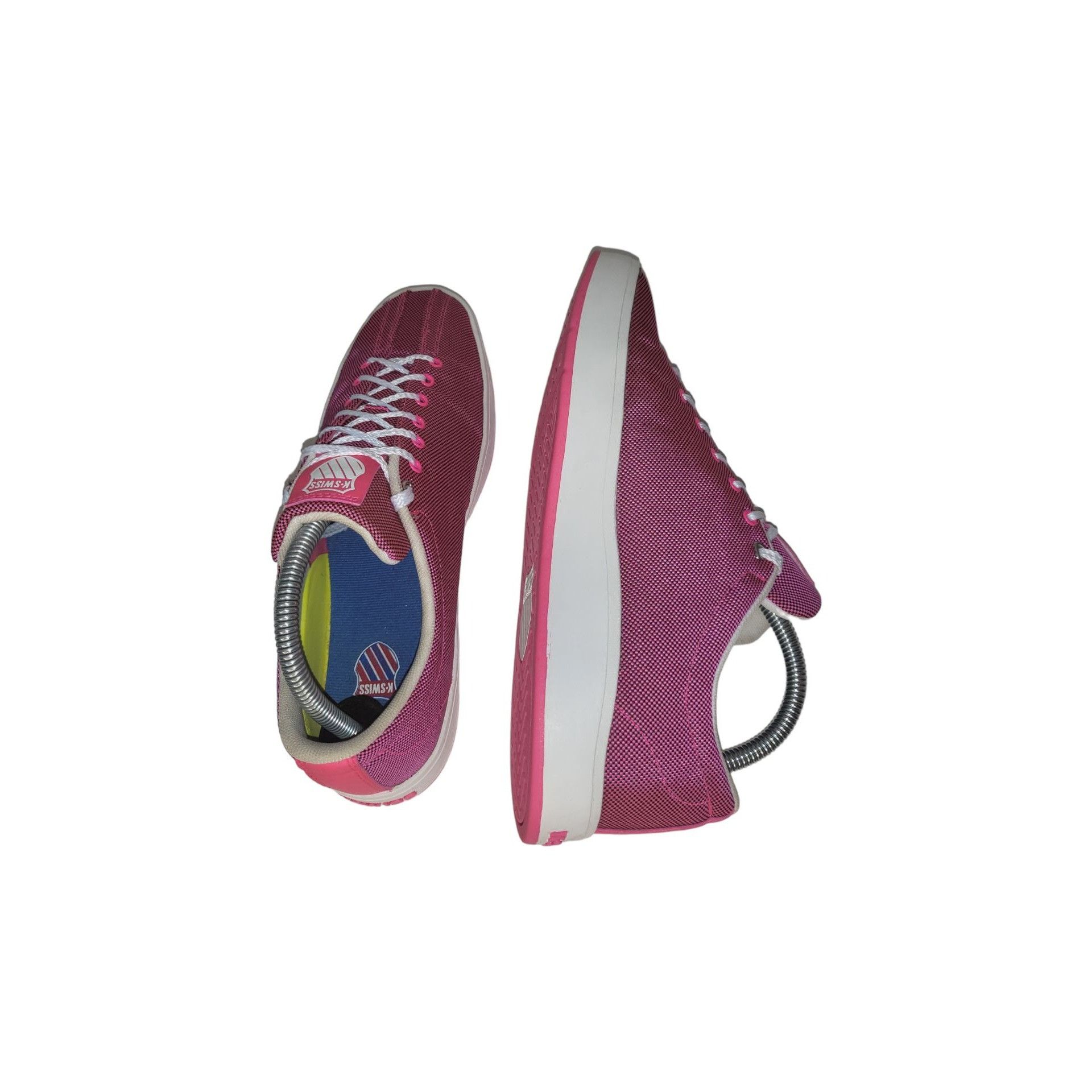K-Swiss K Swiss Tennis Sneakers Women Sz 10 Lace Up Pink Black Athle Size US 10 / IT 40 - 6 Thumbnail