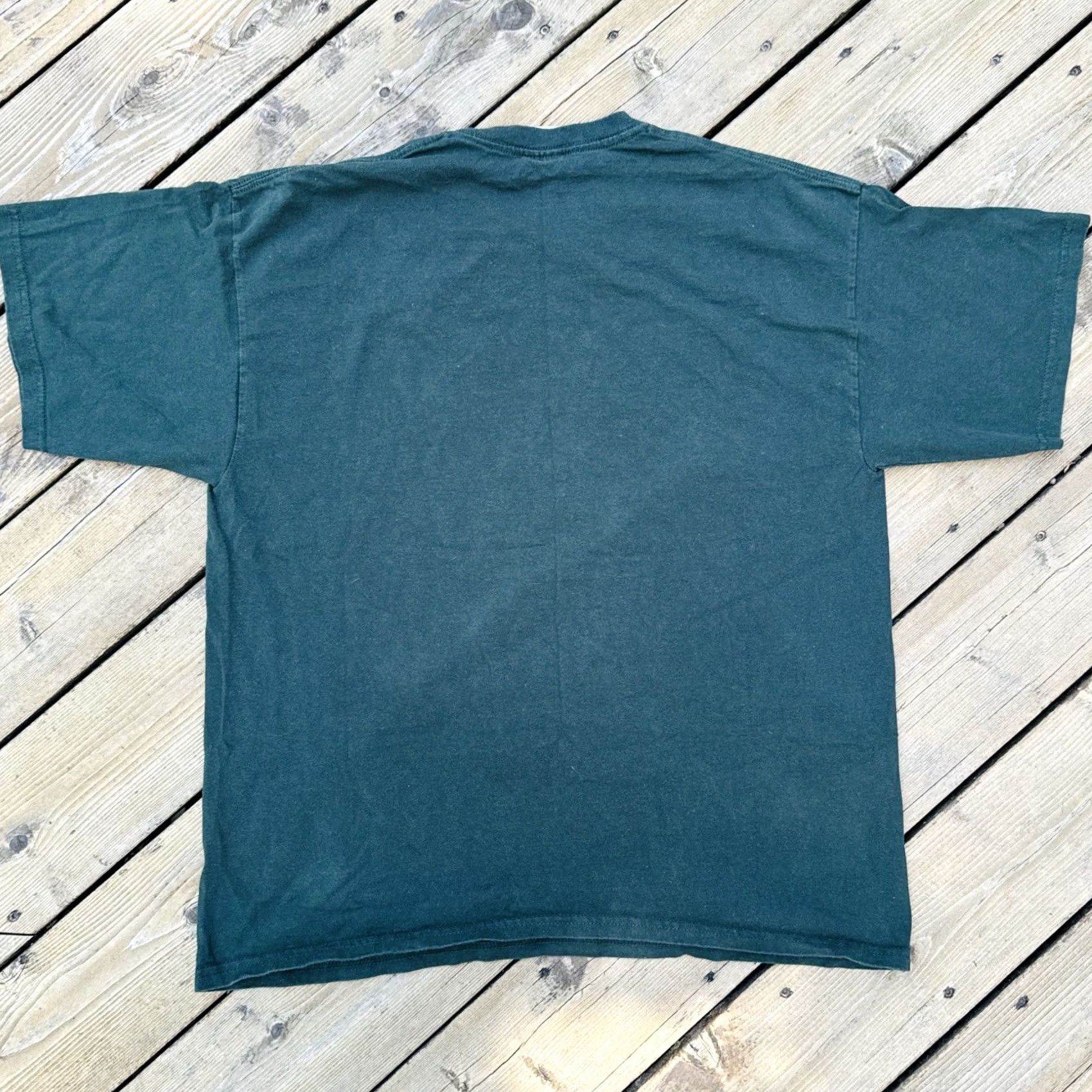 Gildan VINTAGE Green Hornet Shirt Mens XL Logo Green 90s TV Show Tee Size US XL / EU 56 / 4 - 7 Thumbnail
