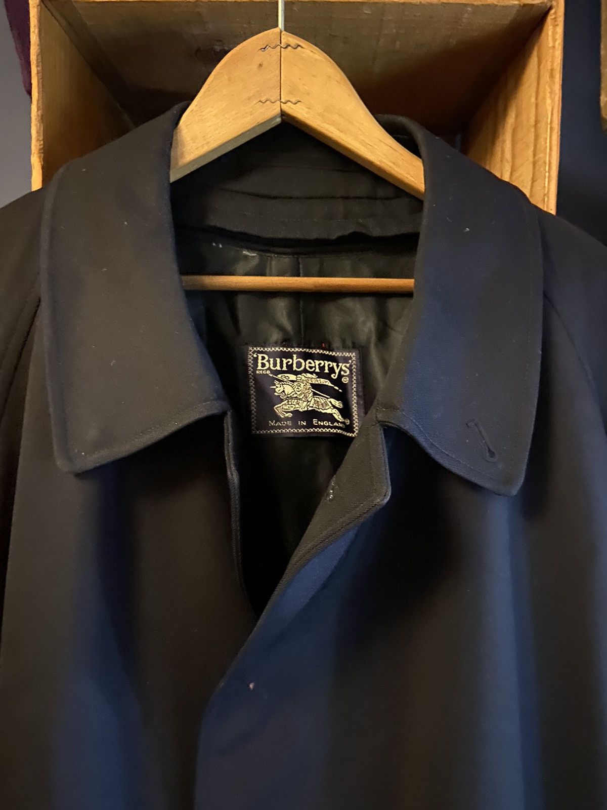 Burberry × Designer × Vintage Vintage 1990s Burberrys Trench Coat Rain Coat Size XL / US 12-14 / IT 48-50 - 4 Thumbnail