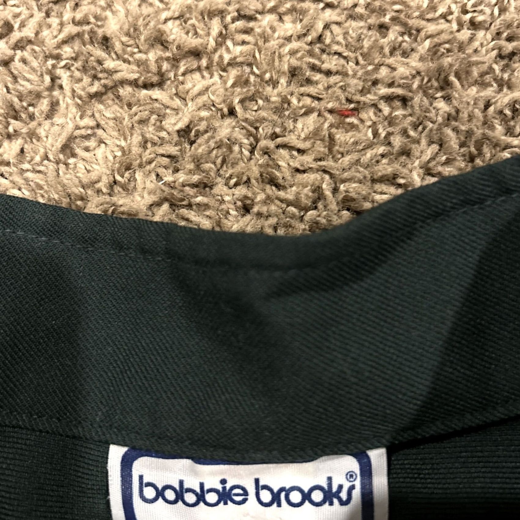 Vintage VINTAGE Bobbie Brooks Skirt Women A-Line Long Green 7 Juniors Polyester Wool Blend Button Waist 24” Length 30” B29 Size 28" / US 6 / IT 42 - 3 Thumbnail