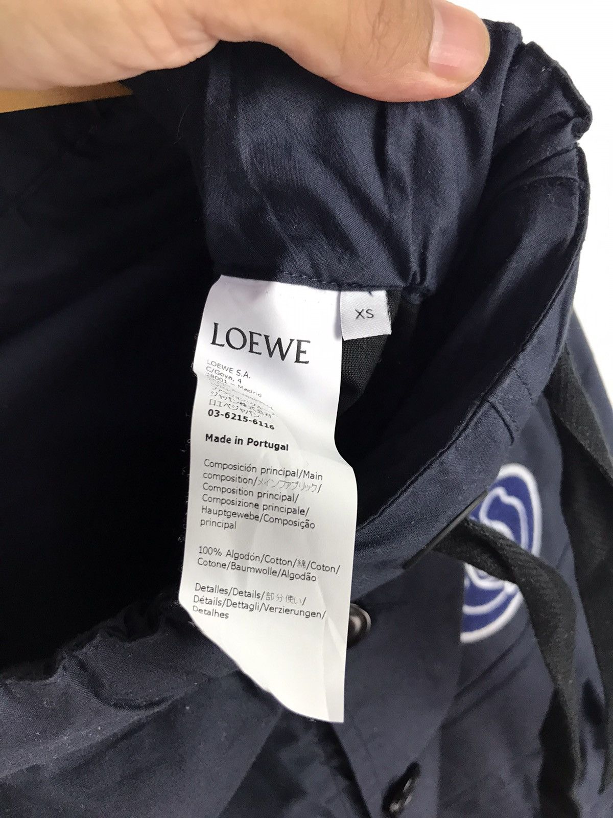 Loewe Loewe Cargo Pants Xs Size Navy Blue Colour Size US 32 / EU 48 - 7 Thumbnail