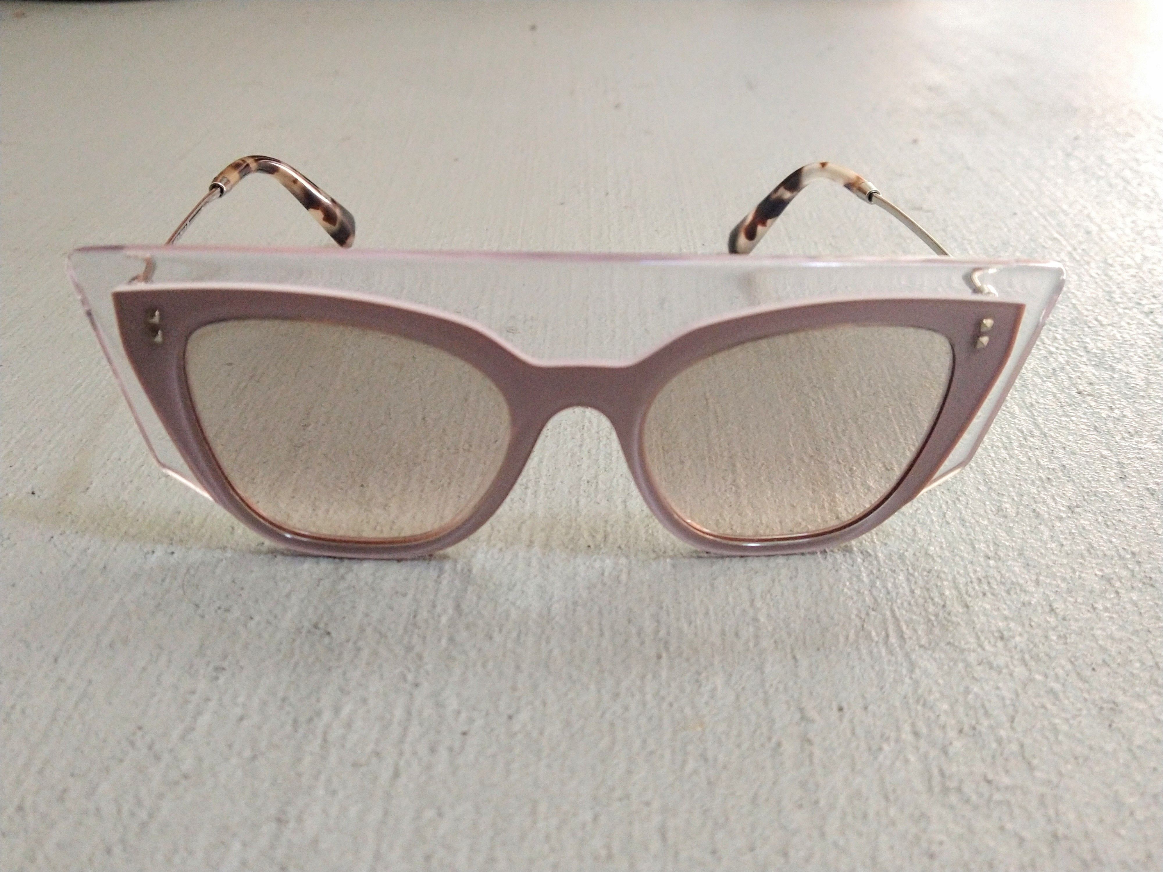 Valentino Valentino Sunglasses VA4035 Pink Clear Cats Eye Size ONE SIZE - 3 Thumbnail