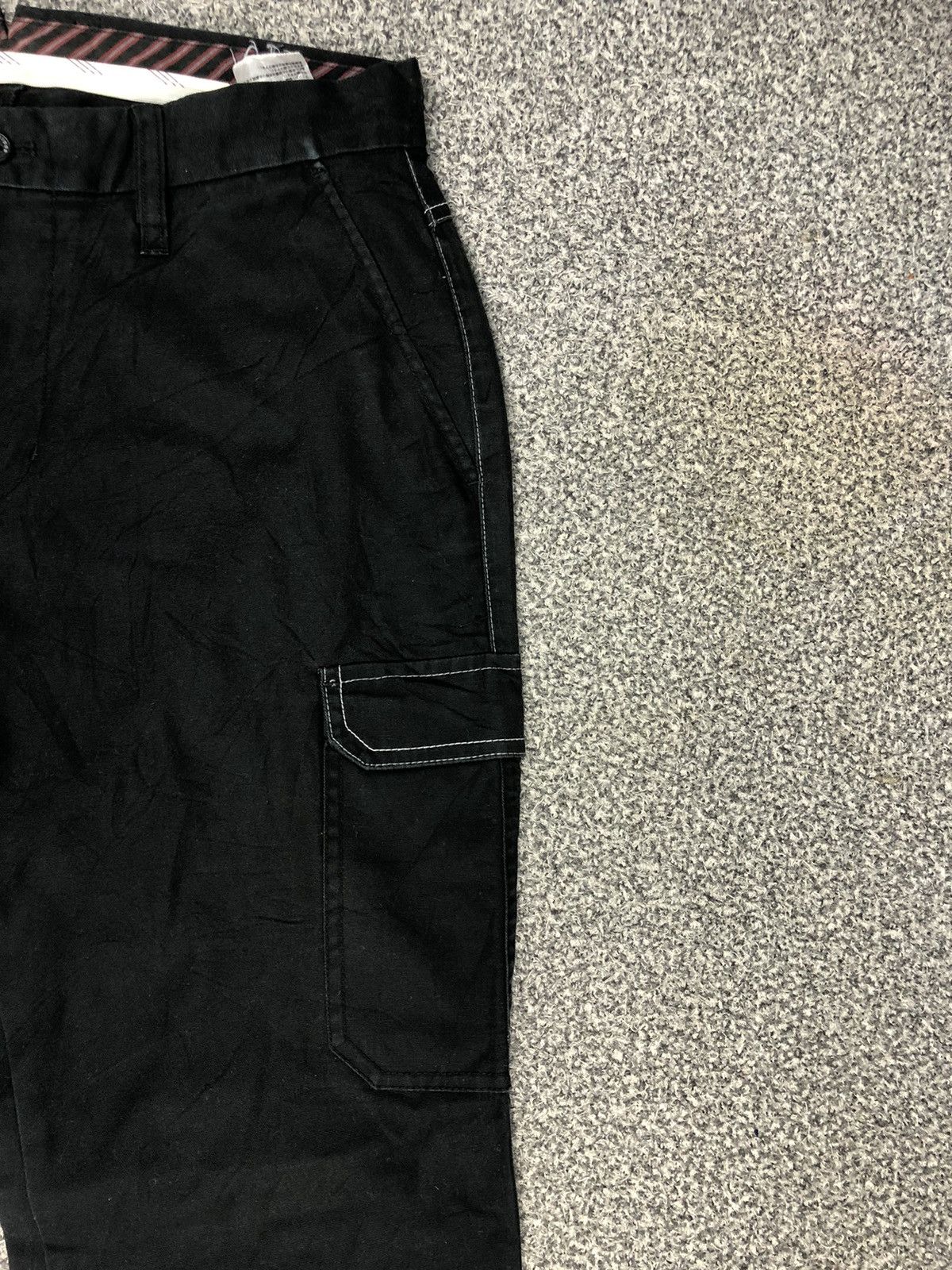 Carhartt × Vintage Japanese Brands Black Baggy Adidas Cargopants Size US 32 / EU 48 - 4 Thumbnail