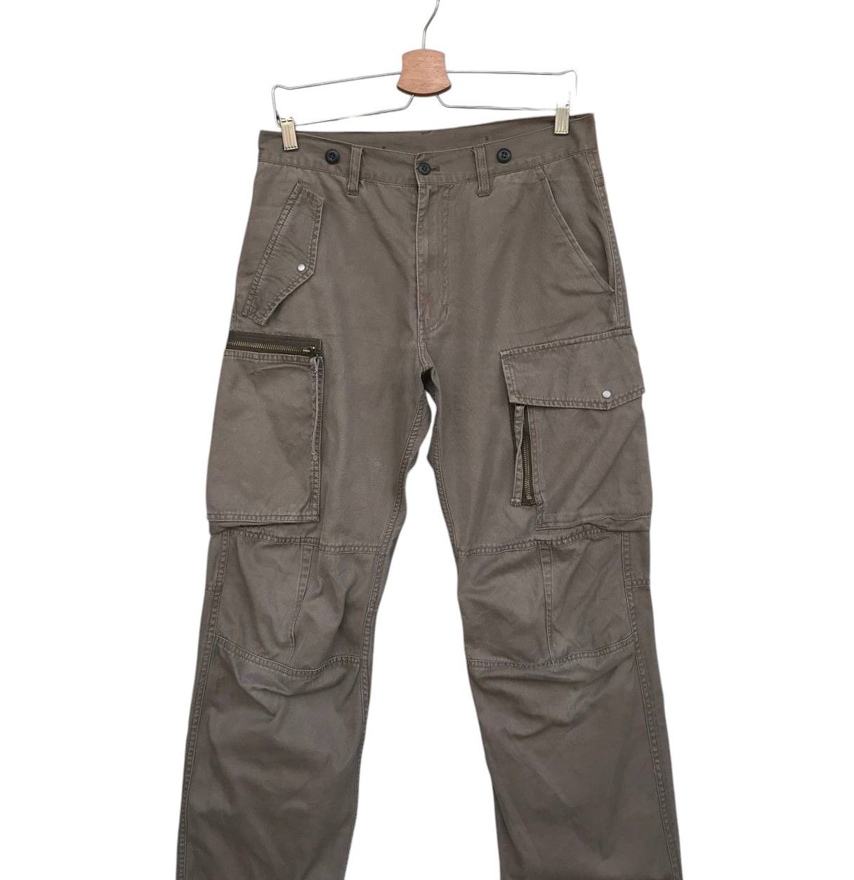 PPFM BJ03-44 RARE PPFM MILITARY TRACKTOR CARGO PANT DRAWSTRING Size US 30 / EU 46 - 6 Thumbnail