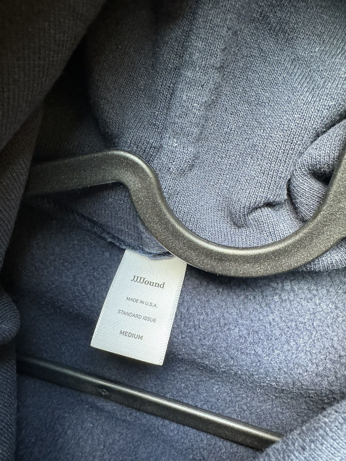 JJJJound J80 Hoodie Navy Size US M / EU 48-50 / 2 - 4 Thumbnail