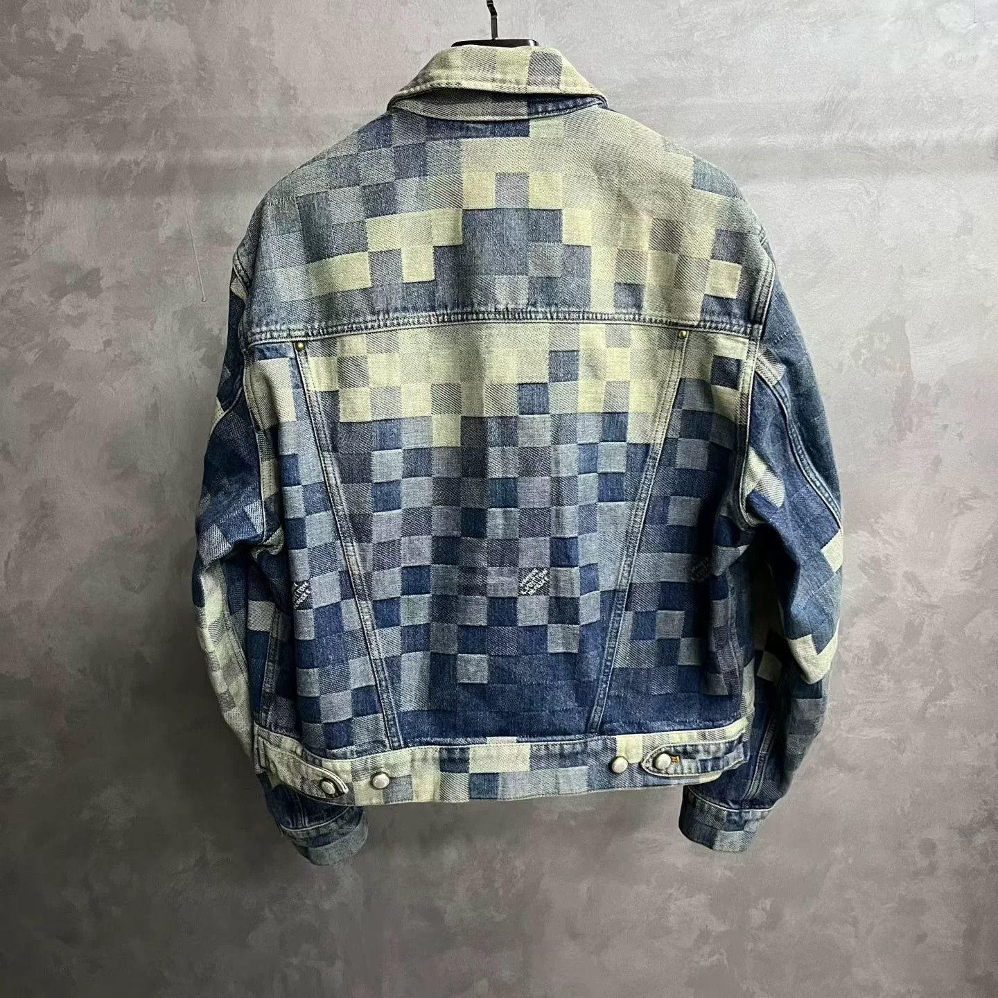 Louis Vuitton Louis Vuitton 2024 Blue Mosaic Denim Jacket Size US M / EU 48-50 / 2 - 5 Thumbnail