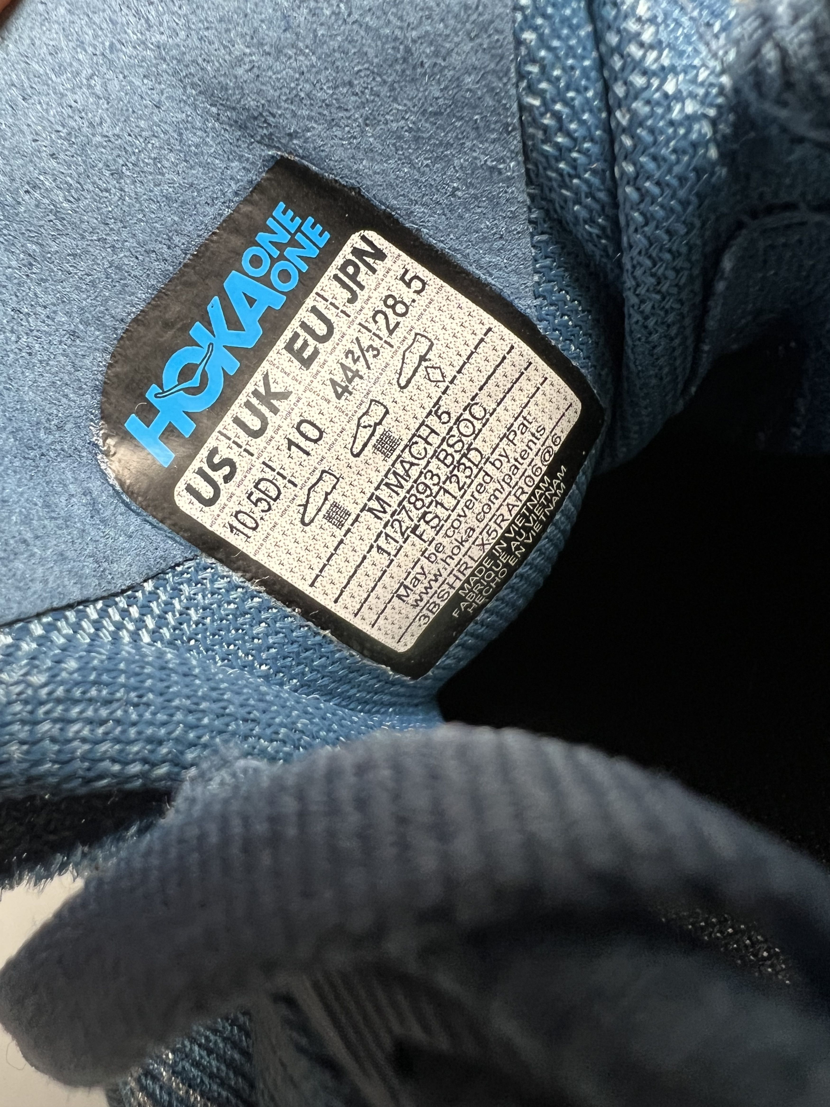 Hoka 10.5D Hoka One One Mach 5 Men's Running Shoes Walking Gym Size US 10.5 / EU 43-44 - 11 Thumbnail