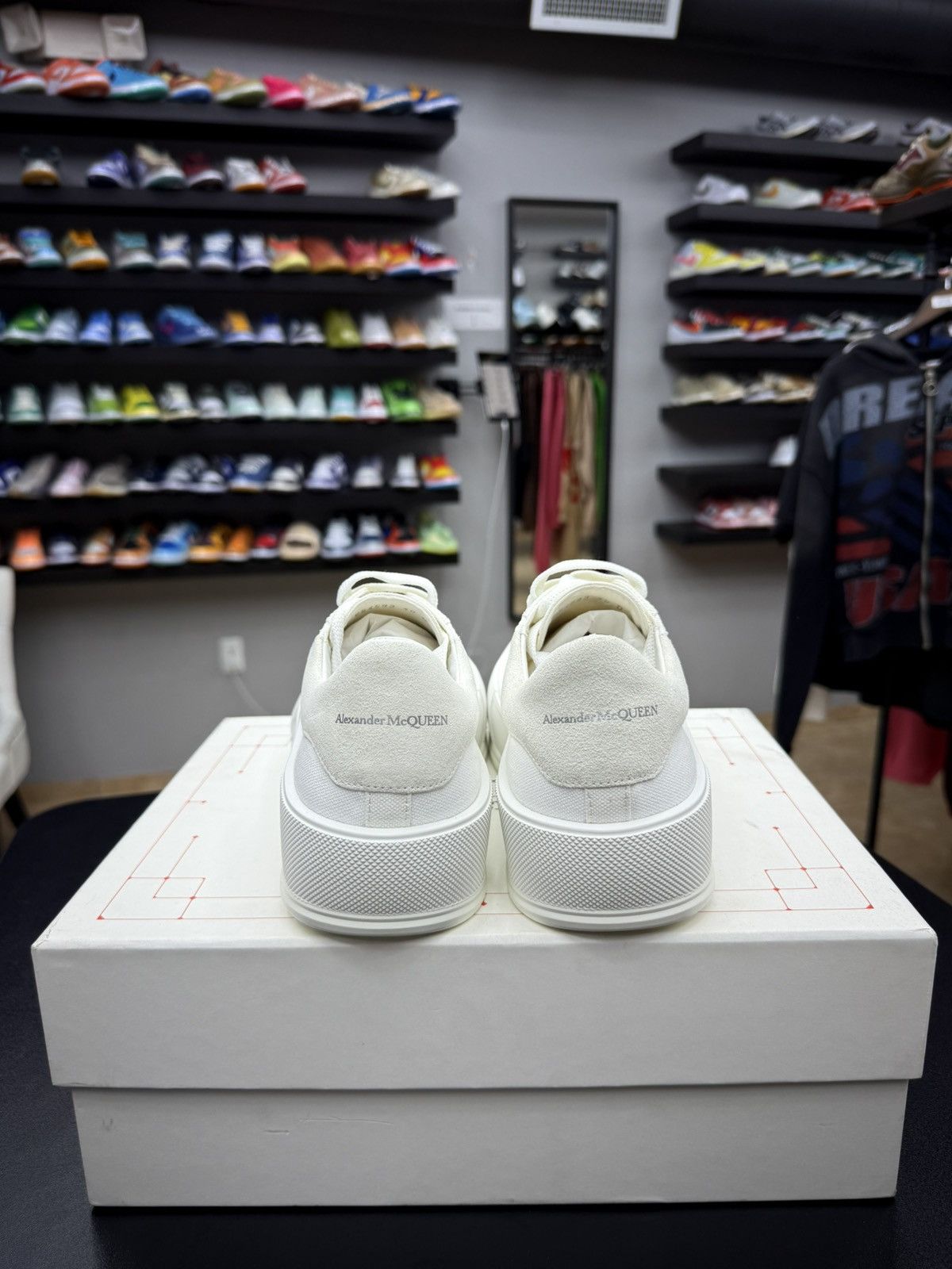 Alexander McQueen ALEXANDER MCQUEEN White Deck Plimsoll Sneaker 40 / 7 US NEW Size US 7 / EU 40 - 8 Thumbnail