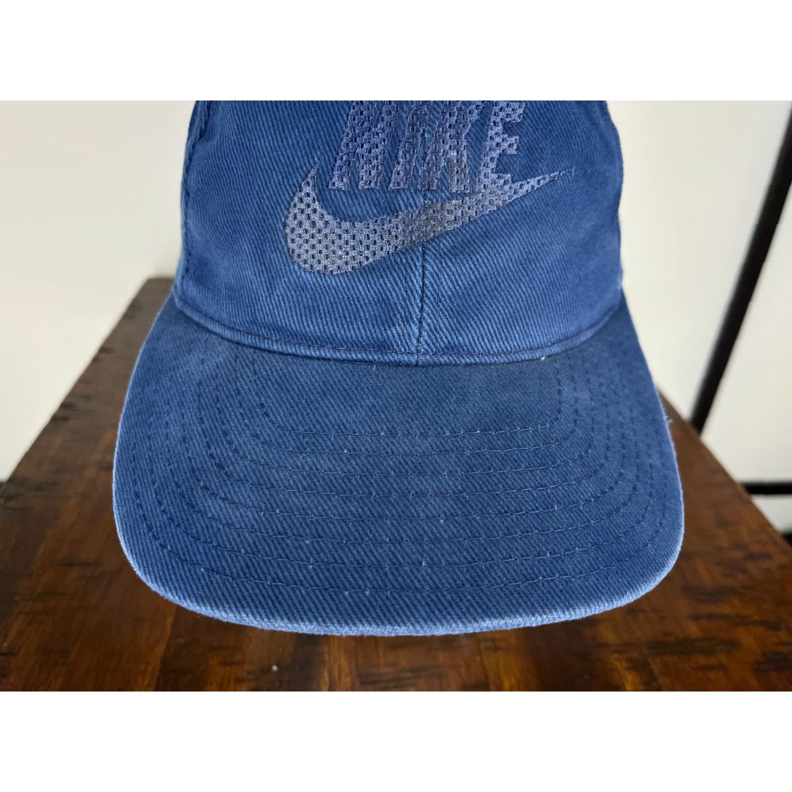 Nike Nike Hat Cap Snap Back Adult One Size Blue 100% Cotton Outdoors Twill Swoosh Casual Size ONE SIZE - 3 Thumbnail