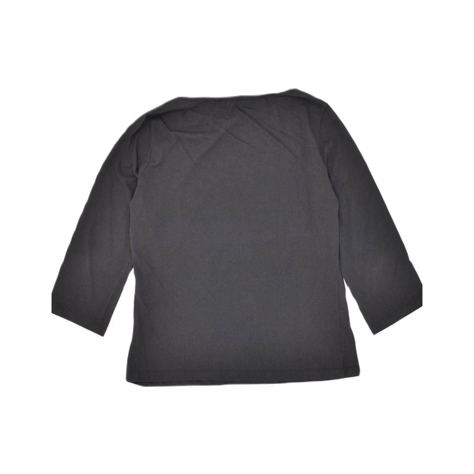 Vintage VINTAGE MARINA YACHTING Womens 3/4 Sleeve Graphic T-Shirt Top UK 16 Large Black SK02 Size L / US 10 / IT 46 - 2 Thumbnail