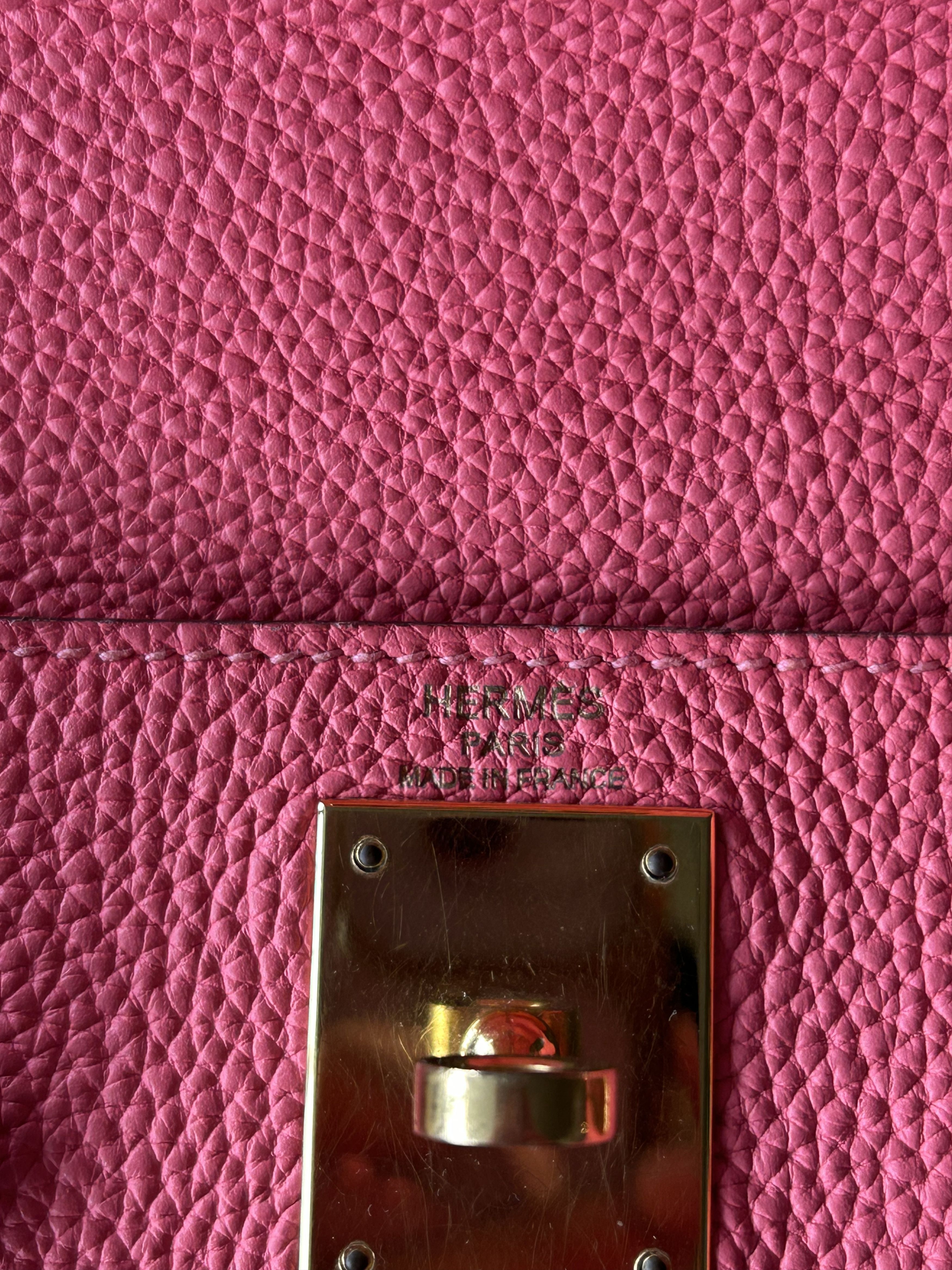 Hermes Hermes Pink Togo & Gold Hardware Kelly 28 Size ONE SIZE - 7 Thumbnail