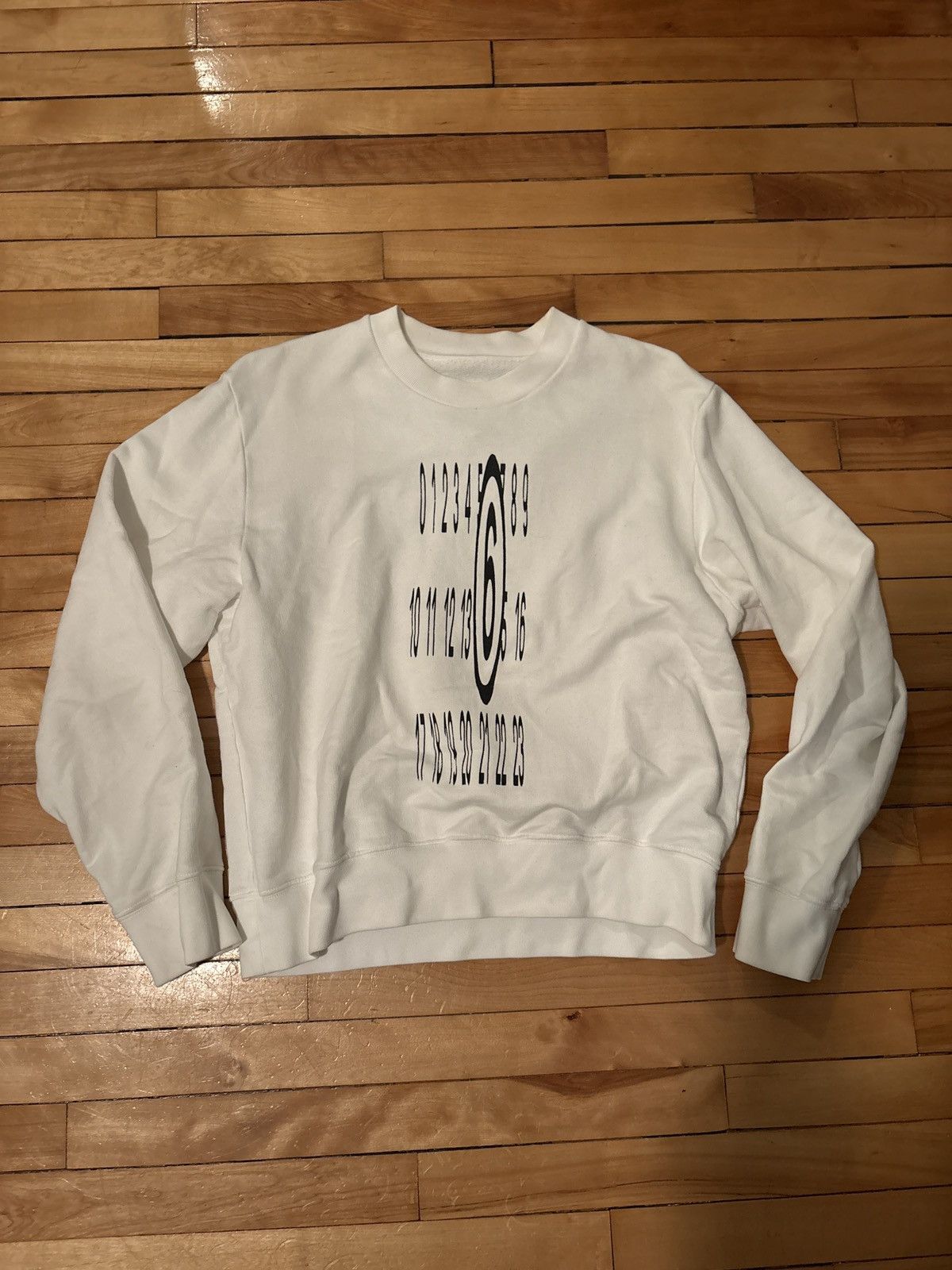 MM6 Margiela MM6 logo cropped crewneck Size US XS / EU 42 / 0 - 1 Thumbnail
