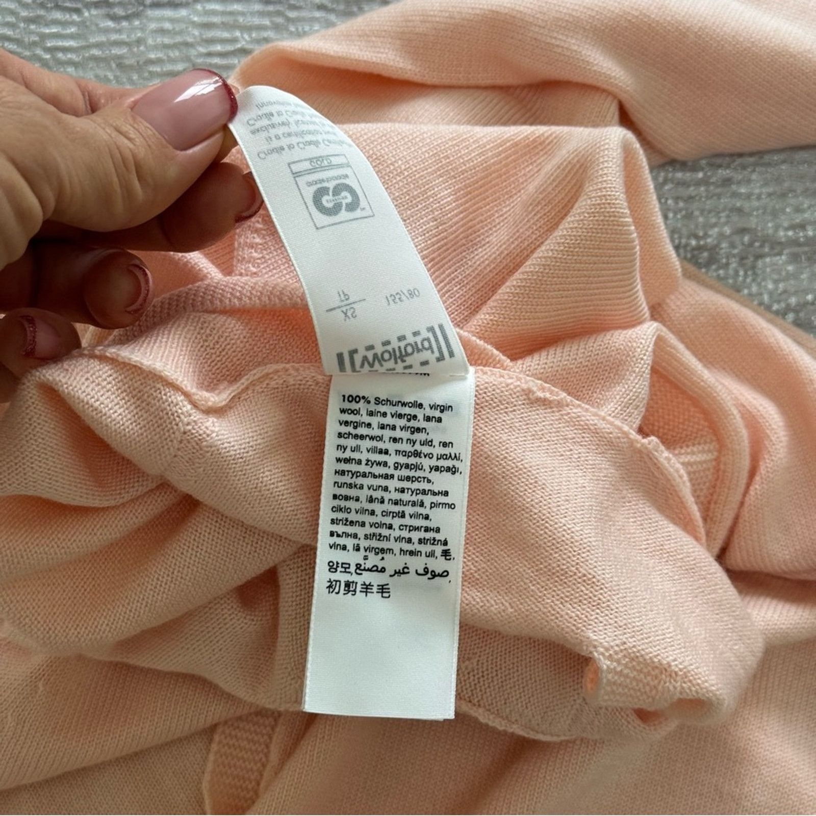 Wolford NWOT Wolford Aurora Pink Long Sleeve Sweater Open Back XS Size XS / US 0-2 / IT 36-38 - 10 Thumbnail