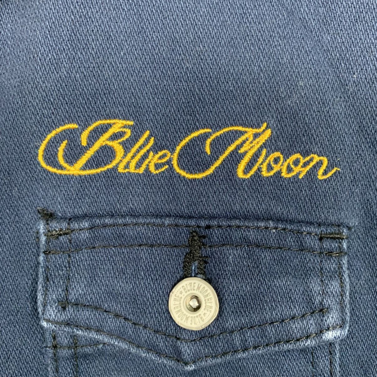 Japanese Brand Moon Blue Hoist Metropolis USA Jumpsuit Size 32" / US 10 / IT 46 - 14 Thumbnail