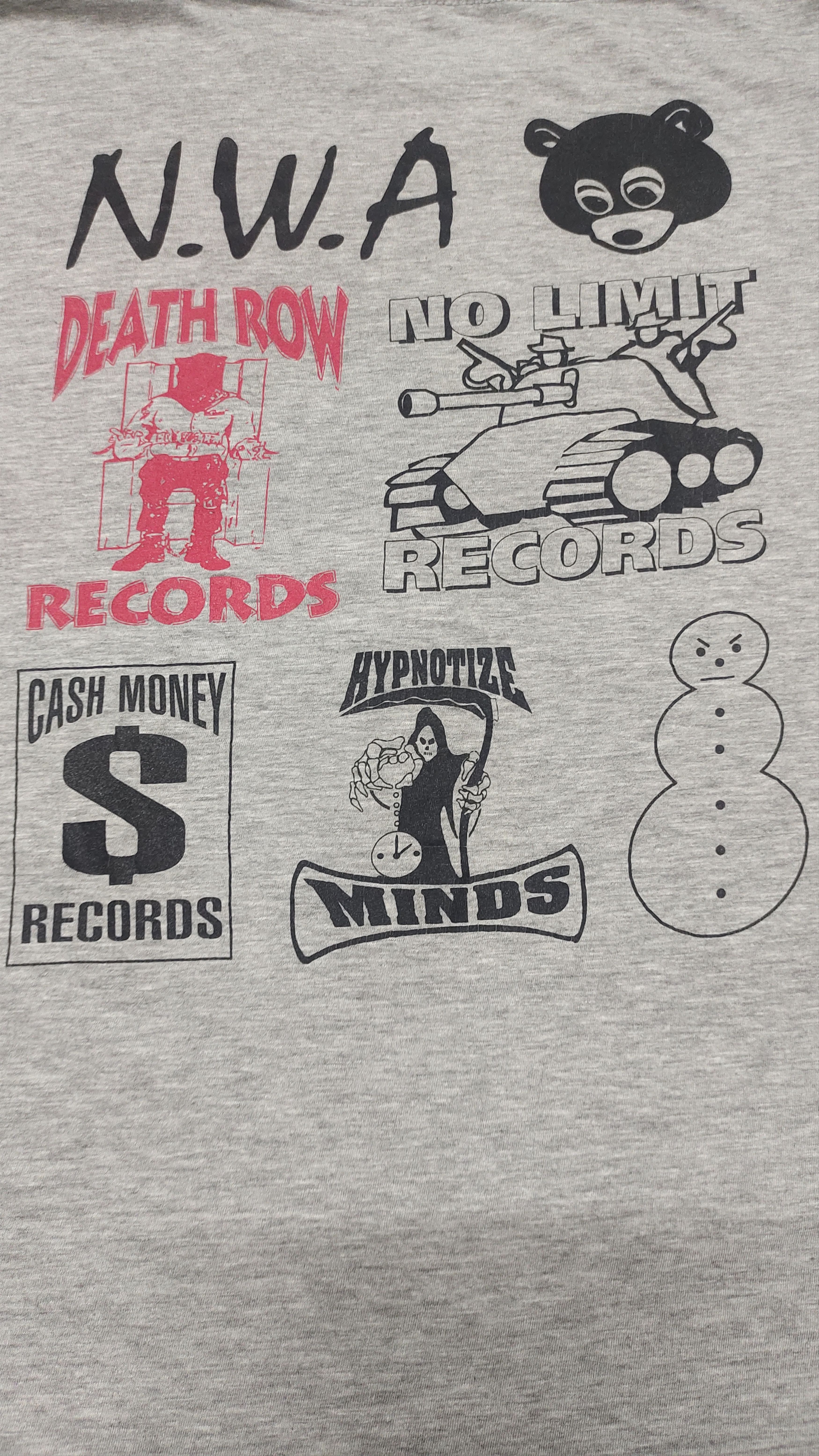 Death Row Records × Rap Tees Rare 🔥 Collaboration rappers tee long sleeve Size US L / EU 52-54 / 3 - 6 Thumbnail