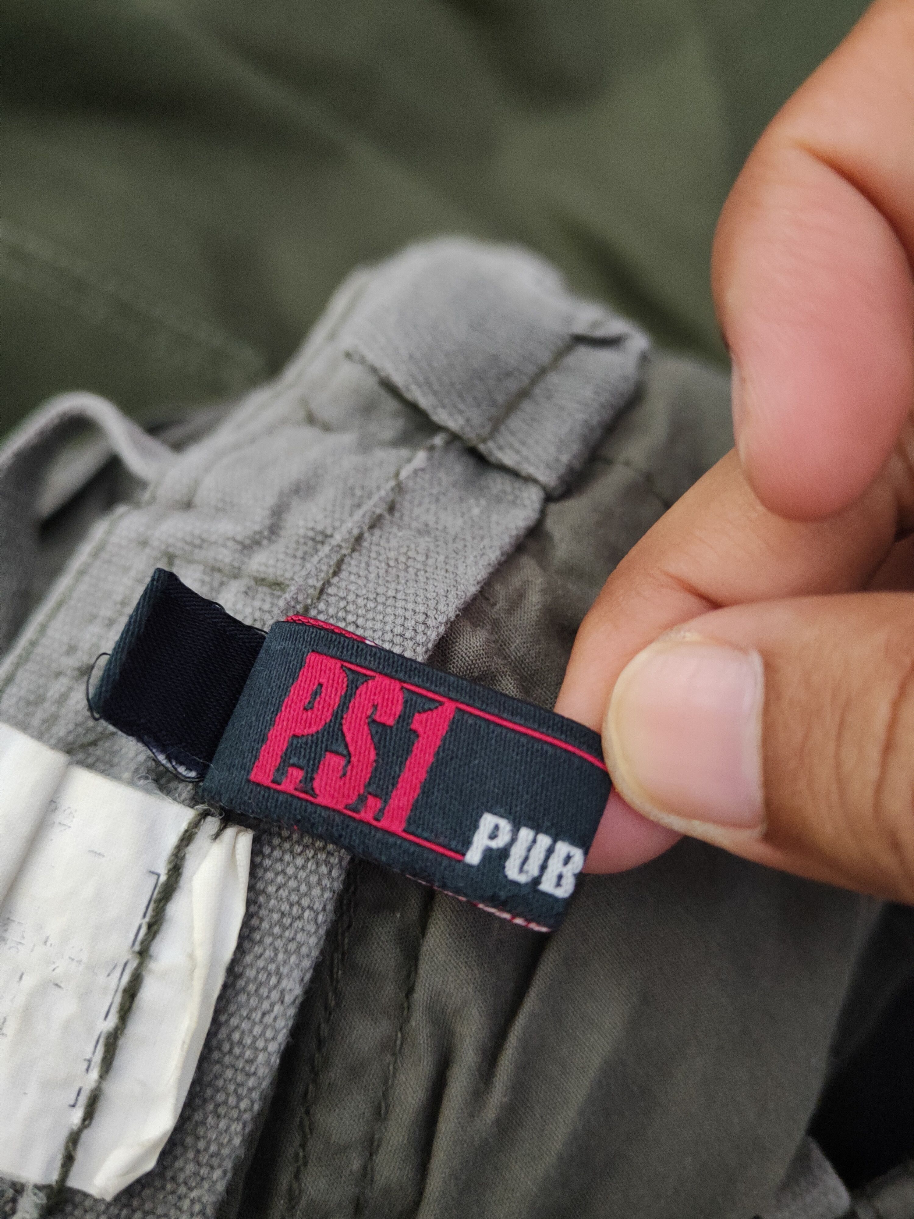 Japanese Brand DL Public Space 1 Olive Multipocket Cargo Pants #1322 Size US 34 / EU 50 - 14 Thumbnail